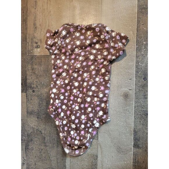 Carter's Brown floral 3 months one piece - Picture 4 of 4